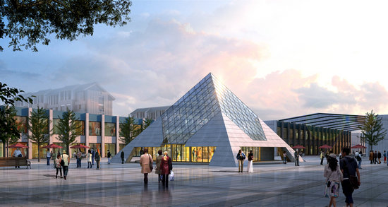 湘潭金字塔网架